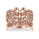Filigree Butterfly Rings