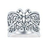 Filigree Butterfly Rings