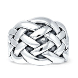 Dome Basket Weave Ring