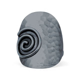 Hammered Spiral Saddle Ring