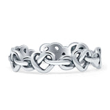 Heart Knot Finger Ring