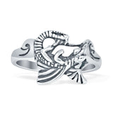 Oxidized Dragon Ring