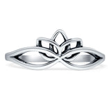 Oxidized Lotus Ring