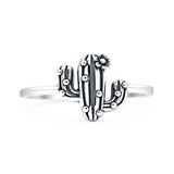 Cactus Silver Ring 