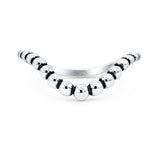 Beaded Chevron Ring