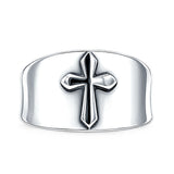 Wide Cross Ring