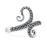 Open Band Octopus Ring