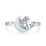 Moon Mushroom Ring
