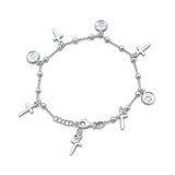 Cross Rosary Bracelet