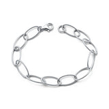 Oval Paperclip Link Bracelet