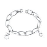 Paperclip Link Chain Bracelet