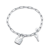 Paperclip Link Chain Bracelet