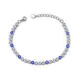 Evil Eye CZ Tennis Bracelet