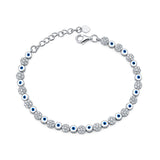 Evil Eye CZ Bracelet 