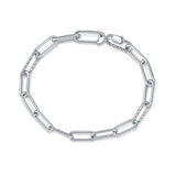 Paperclip Link Chain Bracelet