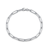 Paperclip Link Chain Bracelet