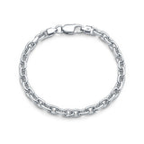 Oval Cable Link Chain Bracelet