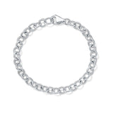 Rolo Link Chain Bracelet 925 Sterling Silver Wholesale