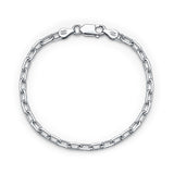 Paperclip Link Adjustable Bracelet