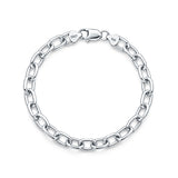Italian Oval Link Chain Bracelet
