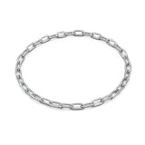 Twisted Rope Paperclip Link Bracelet