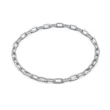 Twisted Rope Paperclip Link Bracelet