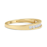 Half Eternity Stackable Wedding Band