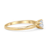 Round Solitaire Ring