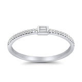 Baguette Stackable Natural Diamond Ring