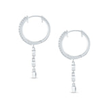  Drop Hoop Earrings