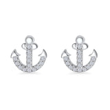Anchor Stud Earrings