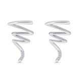 Zigzag Stud Earrings