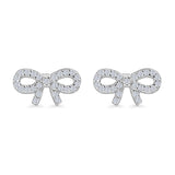 Ribbon Stud Earring