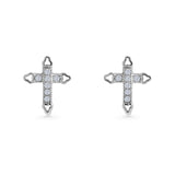 Cross Stud Earrings