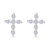 Cross Stud Earrings