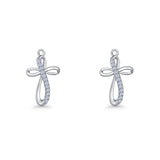 Cross Fishhook Earrings