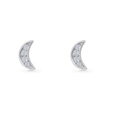 Half Moon Stud Earring