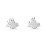 Dove Stud Earrings