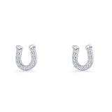 Horseshoe Stud Earrings