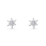 Petite Dainty Starburst Earrings