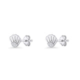 Starfish & Shell Stud Earrings