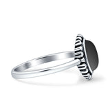 Heart Solitaire Ring