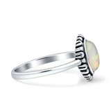 Heart Solitaire Ring