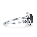 Twisted Rope Leaf Ring