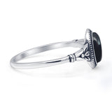 Oval Floral Ring