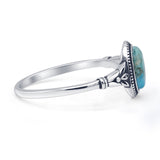 Oval Floral Ring