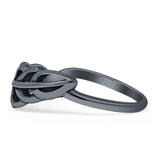 Filigree Feather Leaf Ring