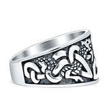 Triquetra Dragon Celtic Knot Ring