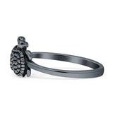 Oxidized Snake Ring