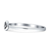 Oxidized Evil Eye Band